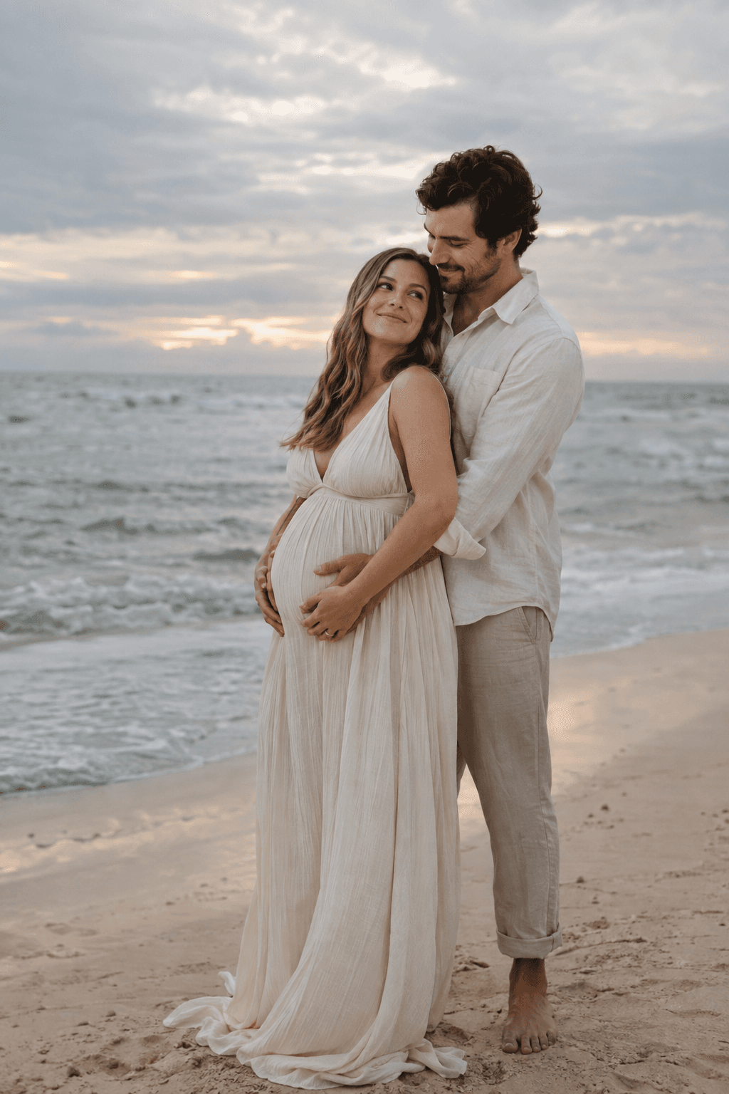 Illustrative maternity portrait style sample