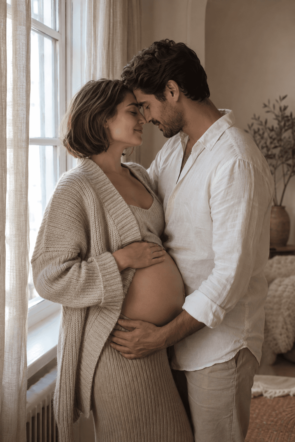Illustrative maternity portrait style sample